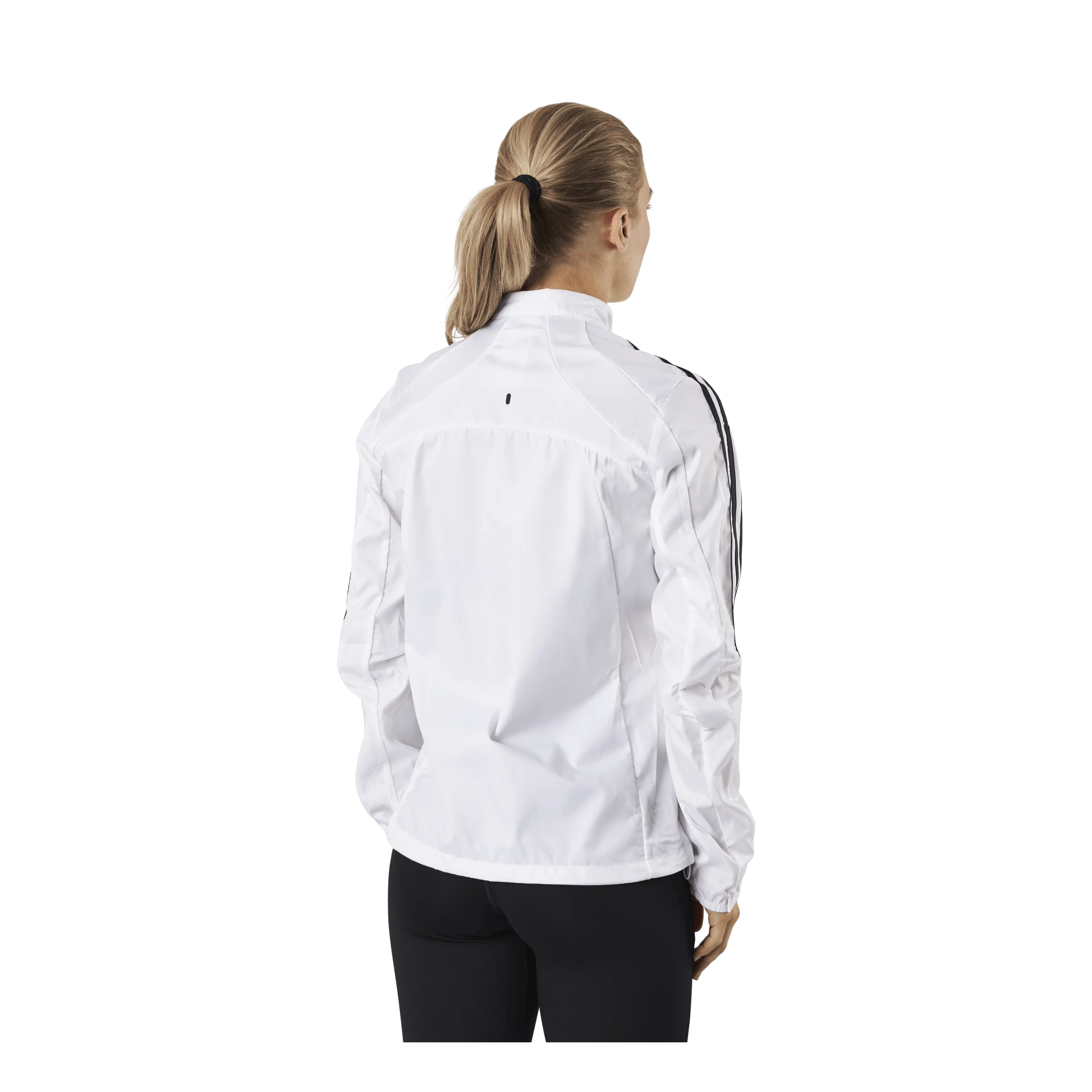 Adidas Marathon Jacket 3 Stripe Women White