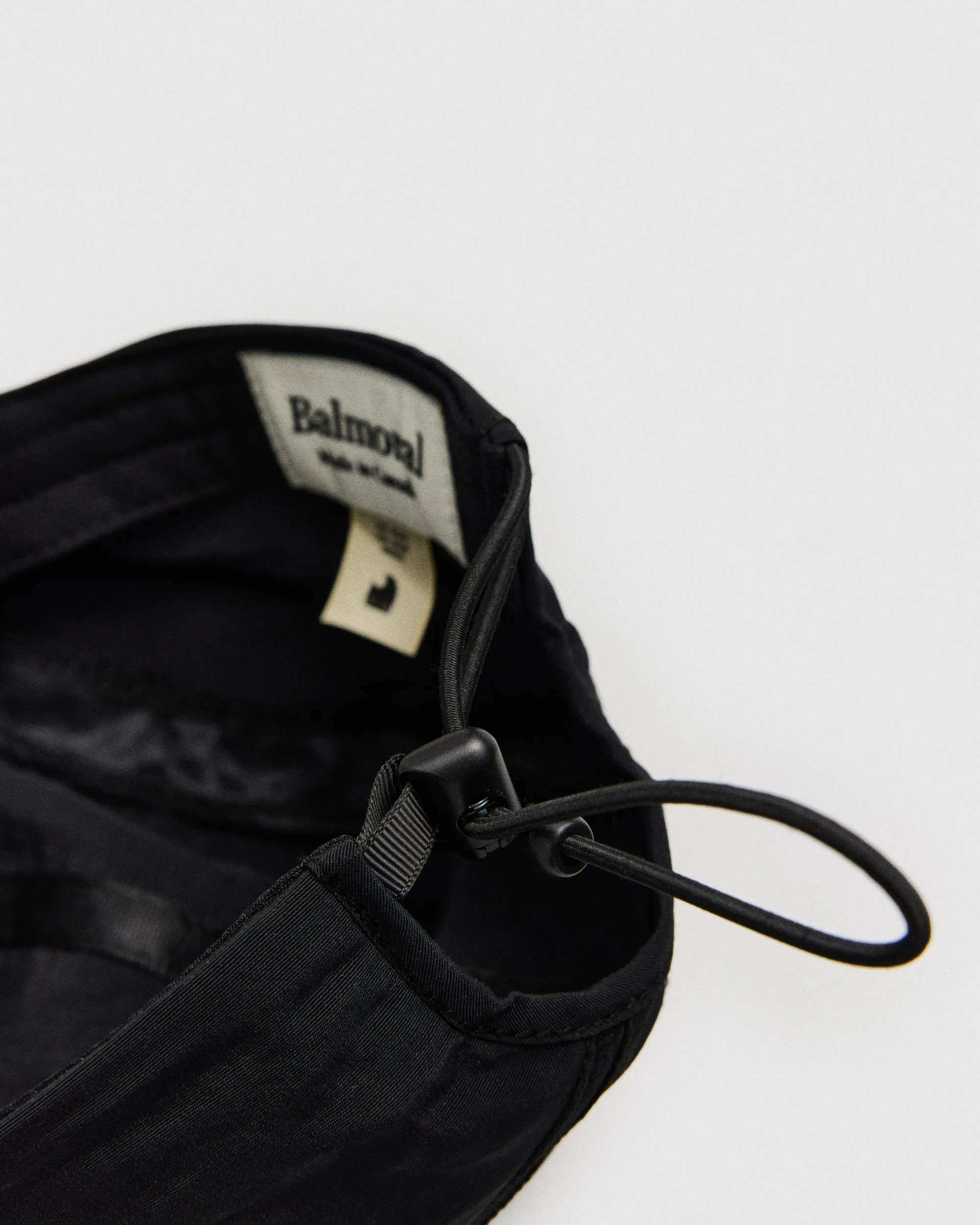 Belmore 4-Panel Hat - Black / Light Grey