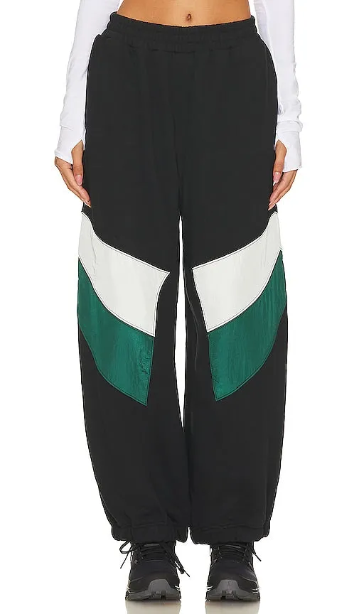 Free People X FP Movement Hot Track Pant In Black Combo in Black