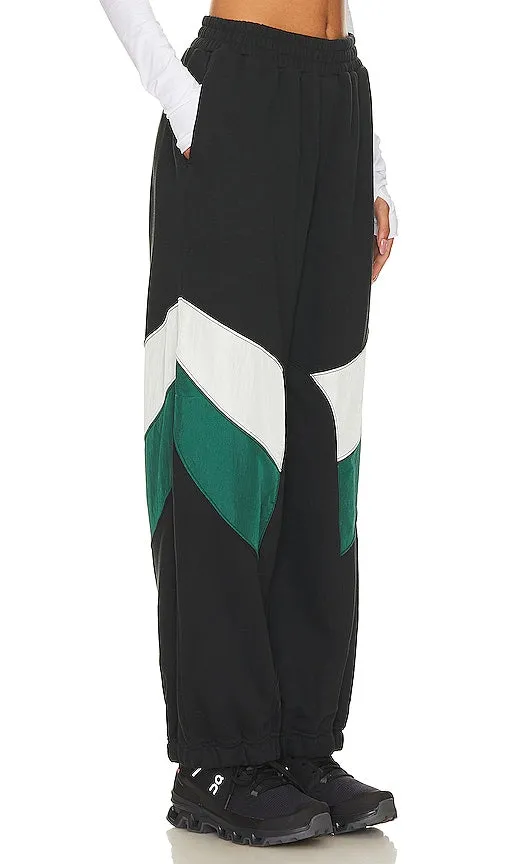 Free People X FP Movement Hot Track Pant In Black Combo in Black
