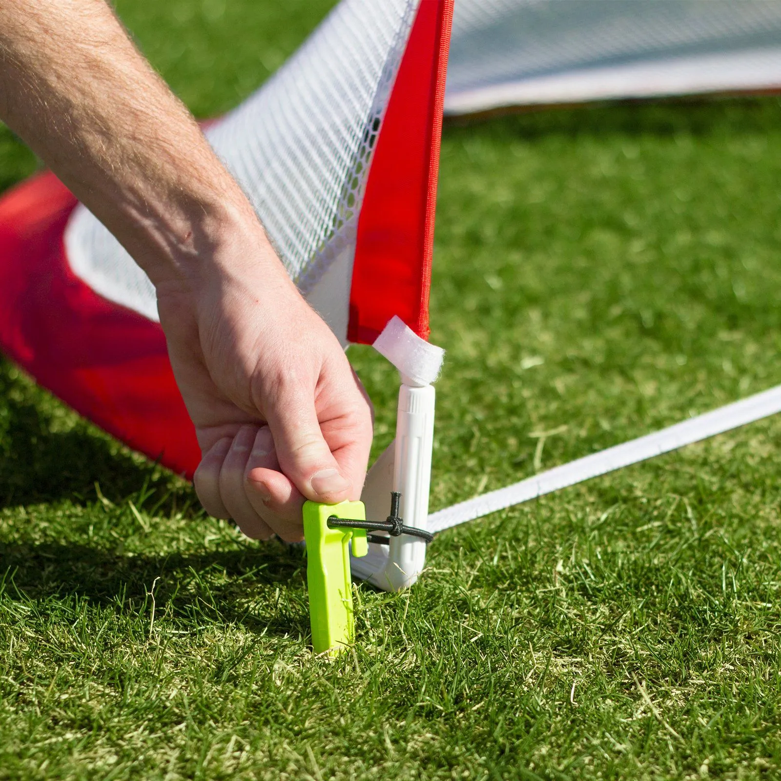 GoSports 4 ft  Portable Pop-Up Soccer Goals Backyard