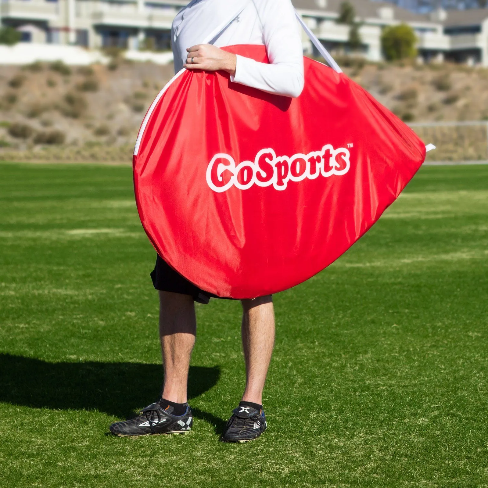 GoSports 6 ft Portable Pop-Up Soccer Goals Backyard