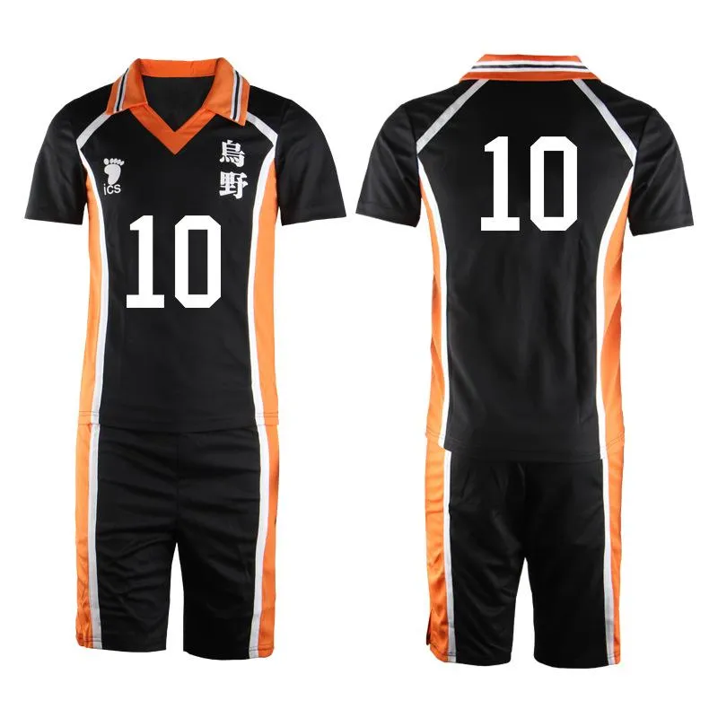Haikyū!! Karasuno High Hinata Shoyo Number 1-12 Volleyball Sports Cosplay Costumes