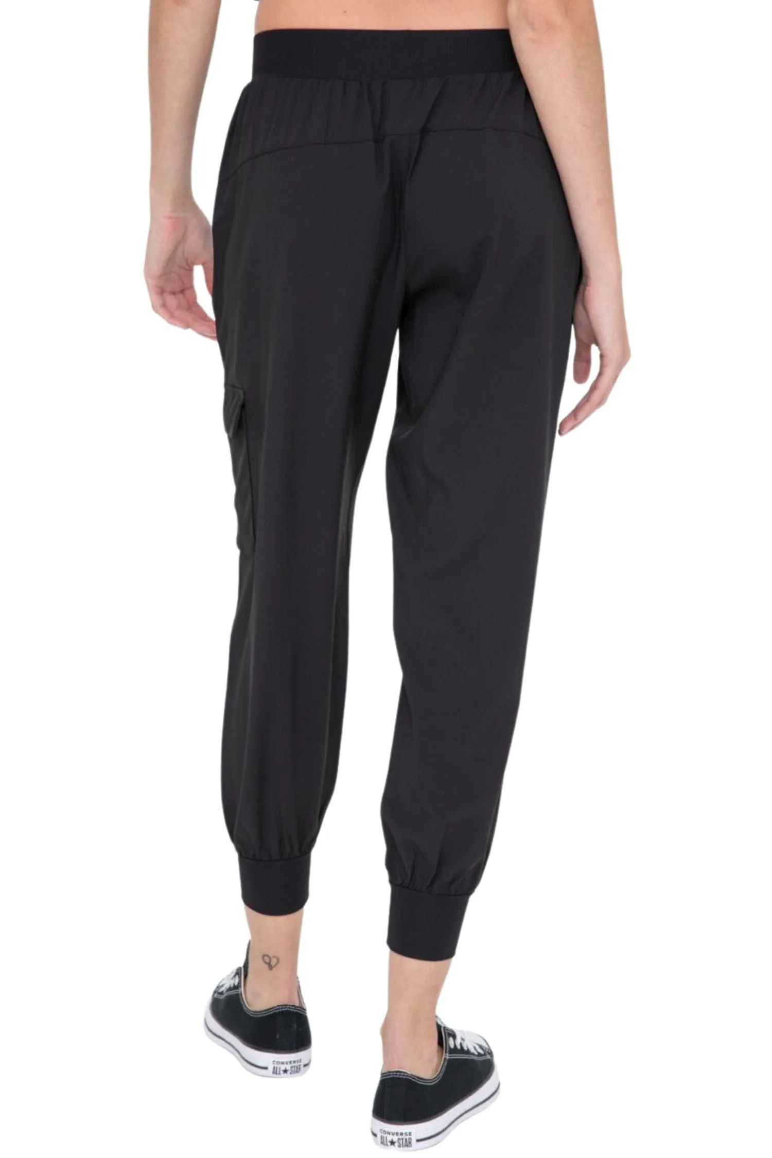 High-Waisted Capri Active Joggers with Pockets