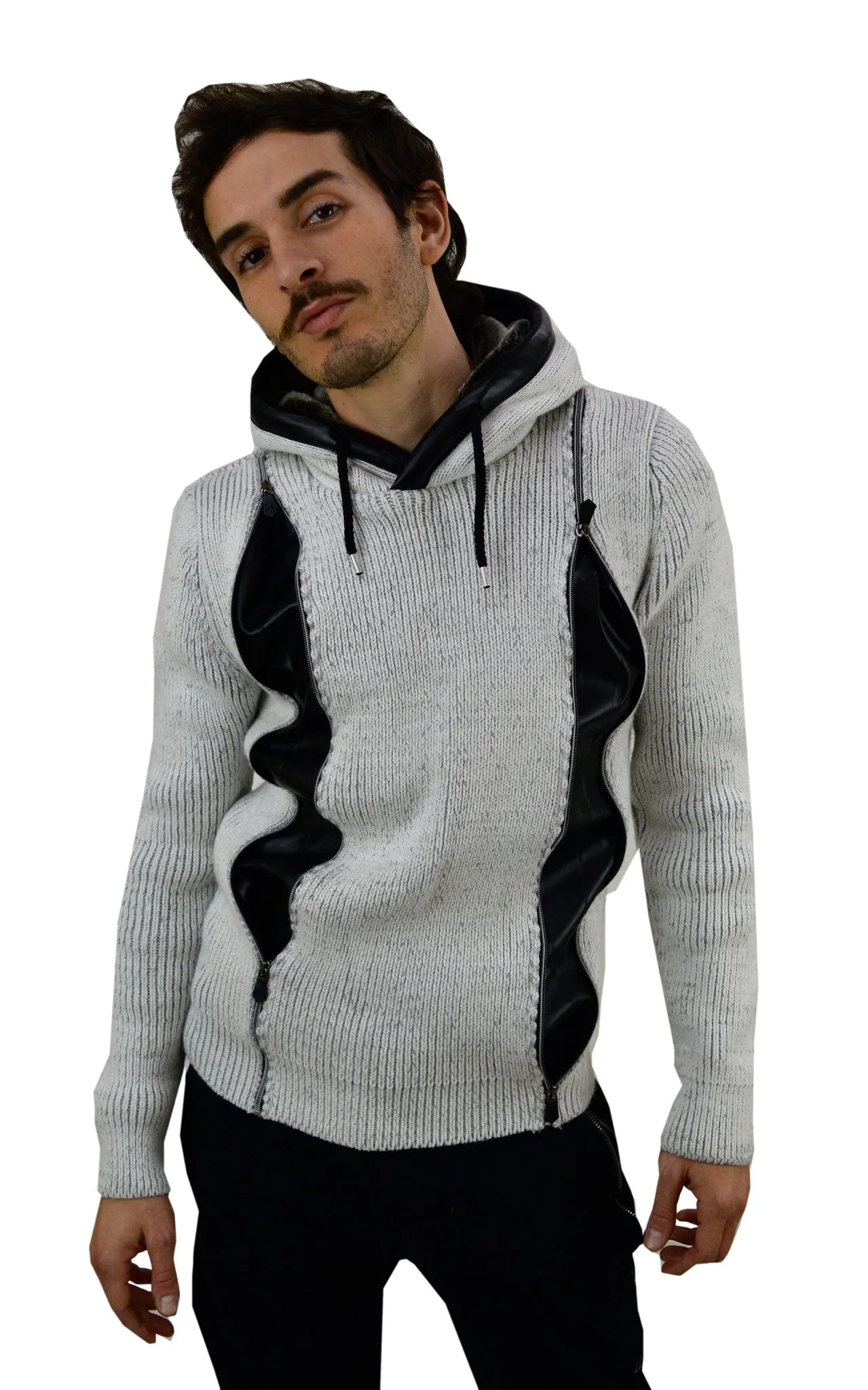 Long Sleeve Zipped Hoody Jumper