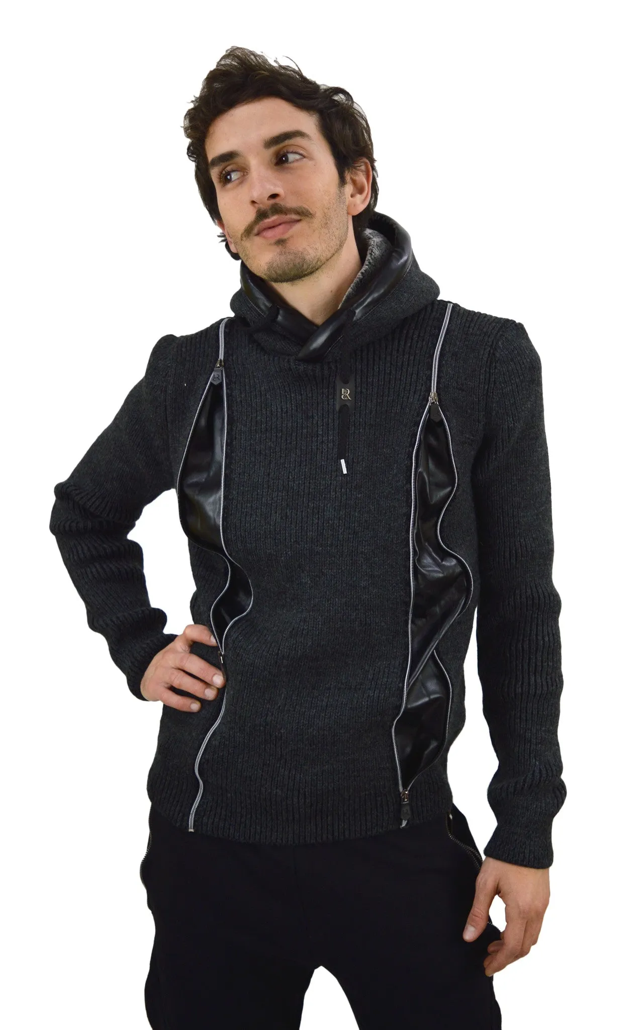 Long Sleeve Zipped Hoody Jumper