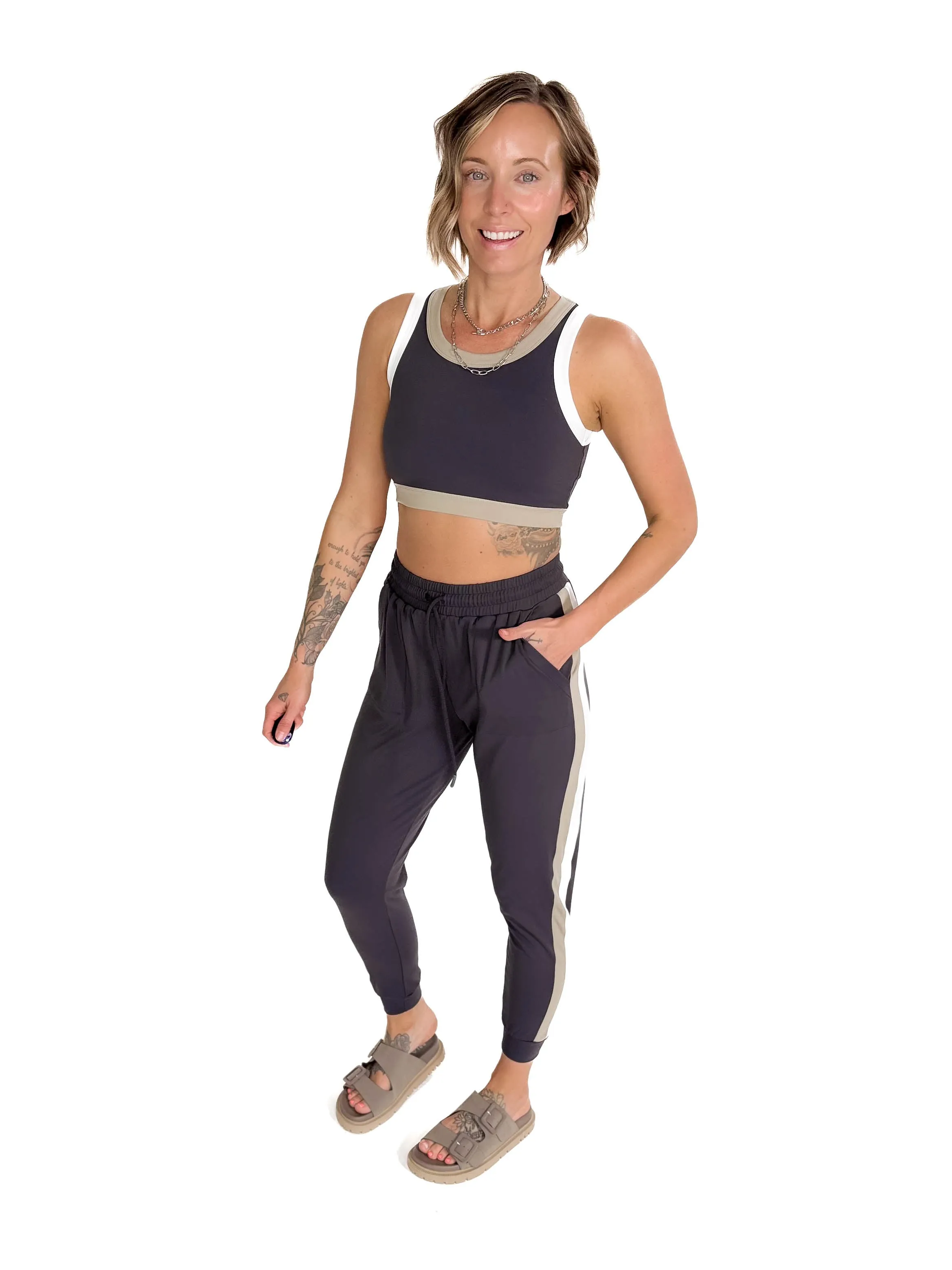 MONO B Diana Power Play Active Set- GREY