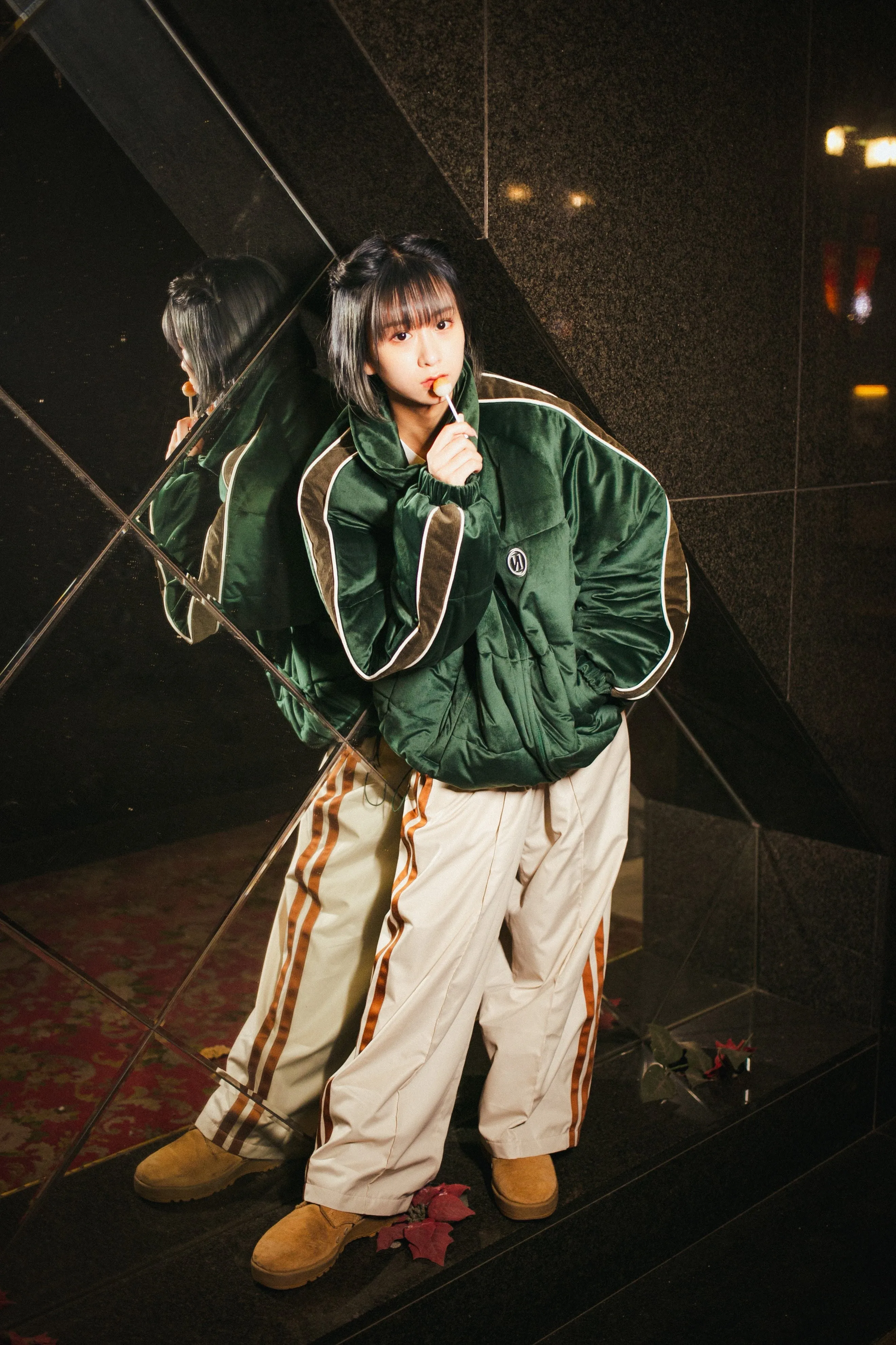Nylon Track Pants