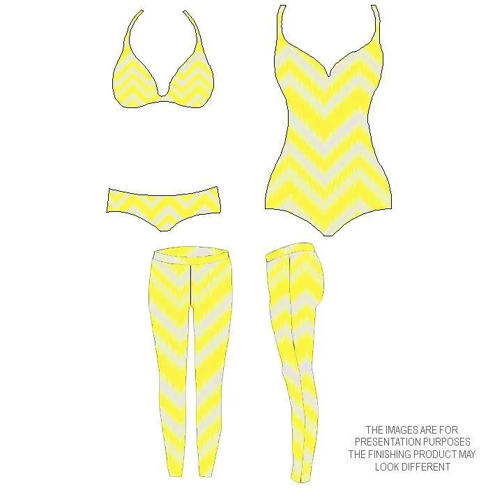 P-SPT10-07 | chevron, Printed Spandex Printed Spandex