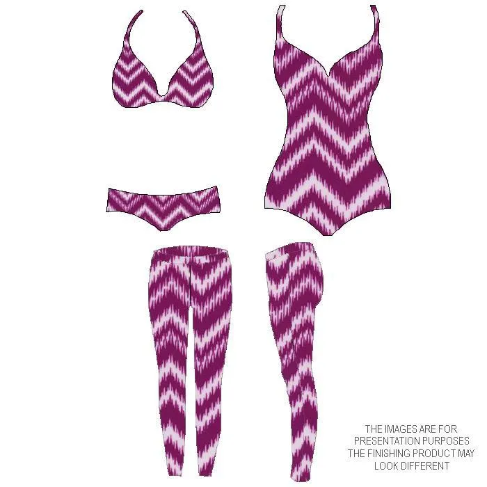 P-SPT10-07 | chevron, Printed Spandex Printed Spandex