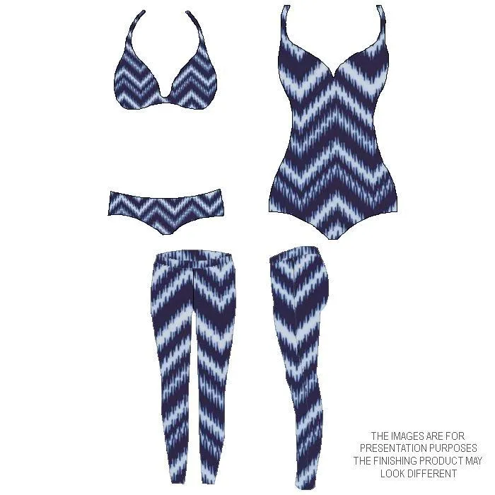 P-SPT10-07 | chevron, Printed Spandex Printed Spandex