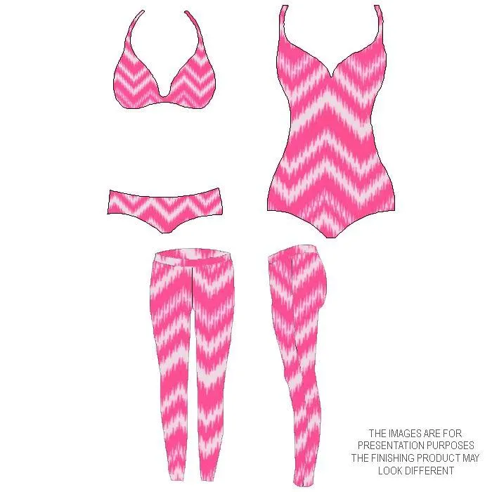 P-SPT10-07 | chevron, Printed Spandex Printed Spandex