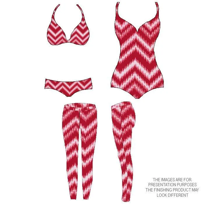 P-SPT10-07 | chevron, Printed Spandex Printed Spandex