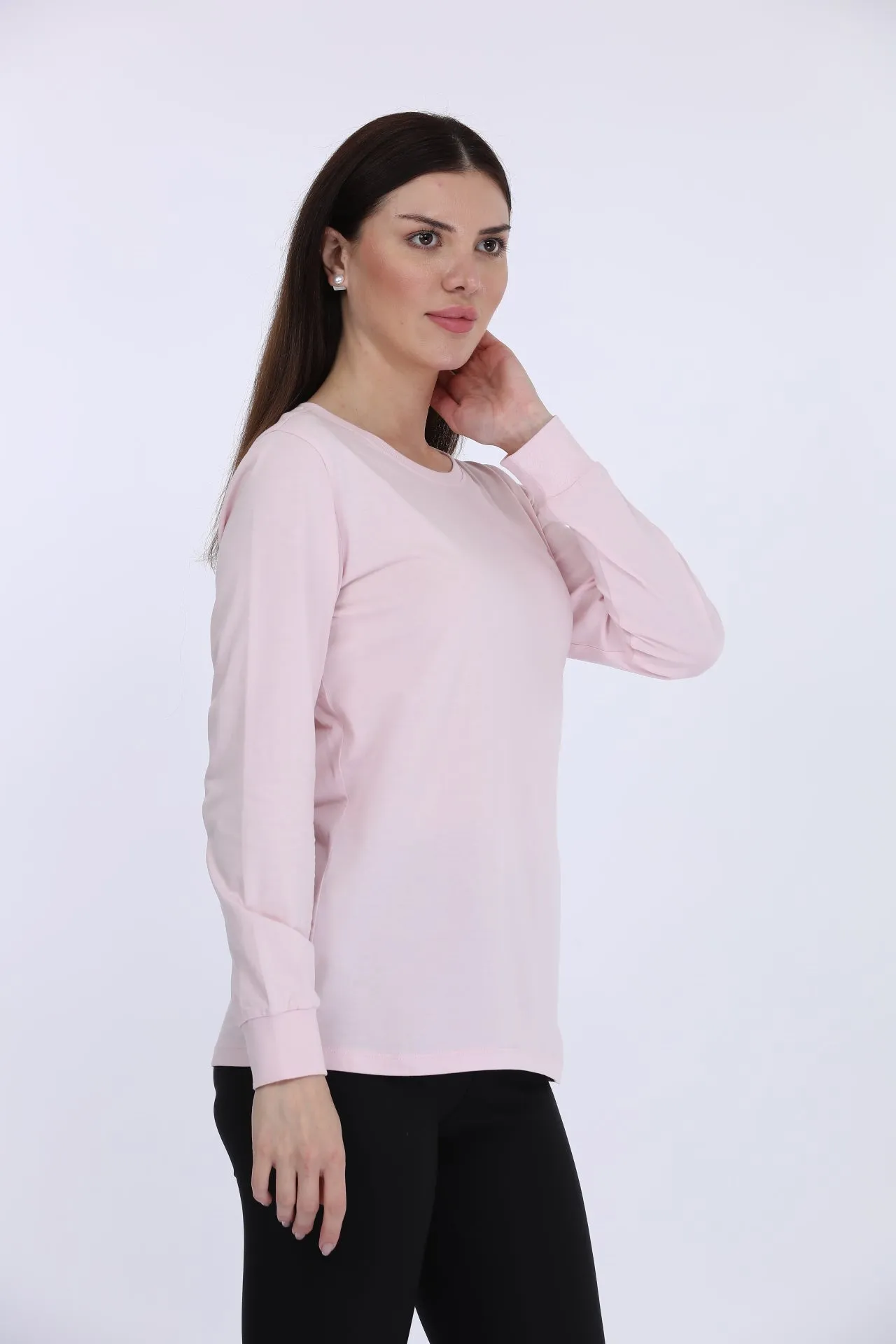 Pink LC Full Sleeve T-Shirt