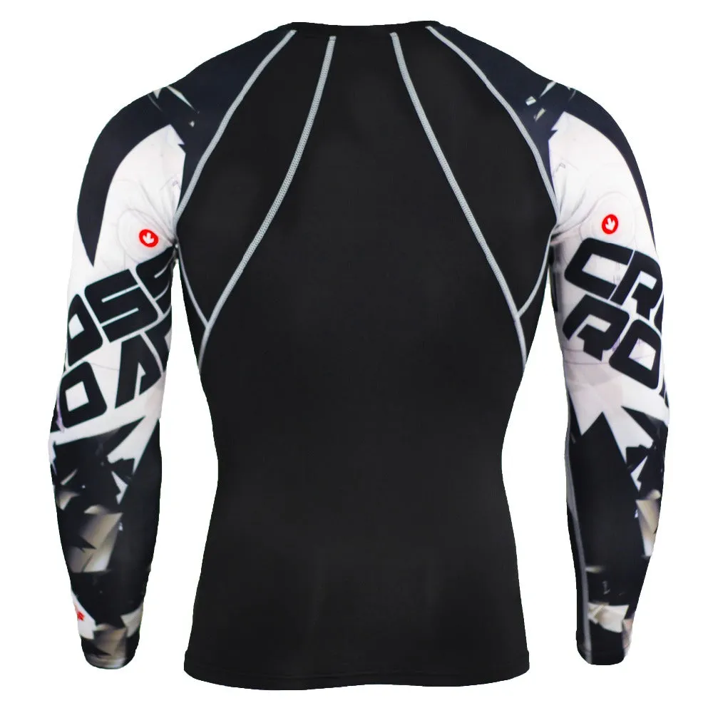 Sportswear Rash Guard Sport Shirt Men Compression Pants Gym Running Shirt Men Fitness Leggings Clothes Tight Suit