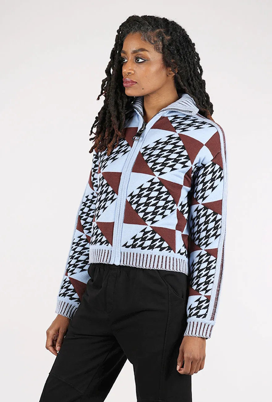 Zenda Jacket, Blue Multi